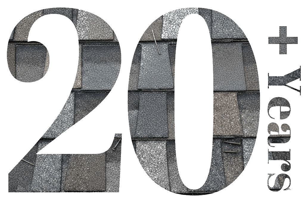 20 Years of Roofing Experience in Greenville
